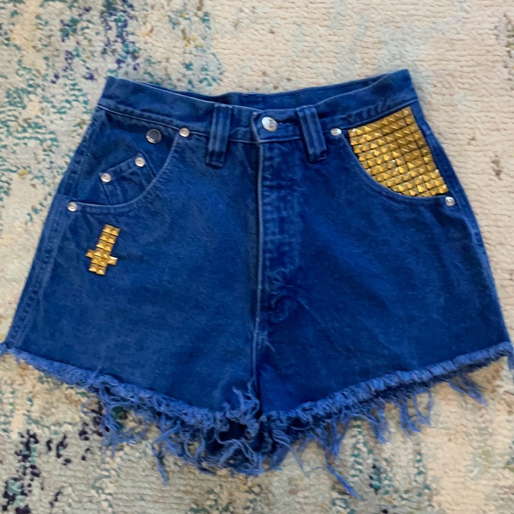 Denim shorts
